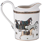 Чайный сервиз из фарфора с изображением лошадей на 6 персон 15 предметов Porcelain Horse Set  варинант исполнения - 5 | Loft Concept в Брянске