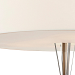 Люстра круглая с белым тканевым абажуром  White Light Diffuser варинант исполнения - 2 | Loft Concept в Брянске