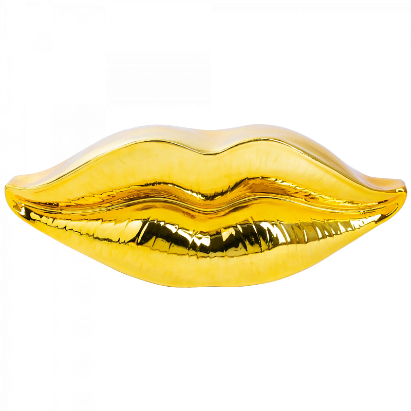 Настенный декор LIPS wall accessory GOLD Глянцевое золото Настенный декор LIPS wall accessory GOLD Глянцевое золото в Брянске | Loft Concept