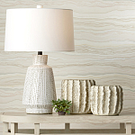 Настольная лампа с корпусом в форме вазы и белым абажуром Lots of Strokes варинант исполнения - 4 | Loft Concept в Брянске