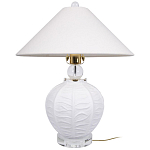 Настольная лампа керамическая с абажуром Valencia варинант исполнения - 1 | Loft Concept в Брянске