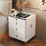 Умная прикроватная тумбочка c зарядкой для телефона Smart Furniture варинант исполнения - 1 | Loft Concept в Брянске