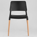 Пластиковый стул на ножках из массива бука Ferret Black 4 шт варинант исполнения - 2 | Loft Concept в Брянске