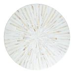 Столик с инкрустацией с перламутровым узором Dominic White варинант исполнения - 2 | Loft Concept в Брянске