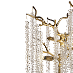 Лампа настольная со стеклянными подвесами цвет золото FAIRYTREE Light варинант исполнения - 2 | Loft Concept в Брянске