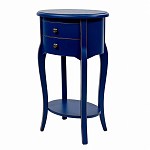 Синяя тумба на фигурных ножках Shelby варинант исполнения - 2 | Loft Concept в Брянске