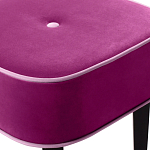 Квадратный мягкий пуф на черных ножках Winton Pouf Square варинант исполнения - 18 | Loft Concept в Брянске