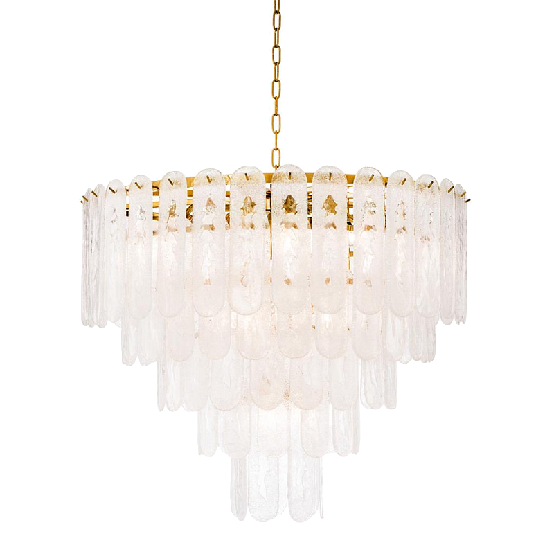 Люстра Chandelier Riveria Золотой Прозрачный Люстра Chandelier Riveria Золотой Прозрачный в Брянске | Loft Concept