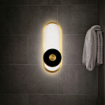 Бра с овальной рамой цвета латунь Midnight Orbit варинант исполнения - 5 | Loft Concept в Брянске