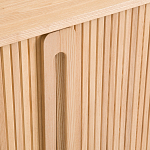 Длинный низкий буфет с 2-мя раздвижными дверцами Toinette Light Cupboard варинант исполнения - 11 | Loft Concept в Брянске