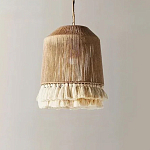 Люстра круглая плетеная с кисточками Small Solar Glow варинант исполнения - 3 | Loft Concept в Брянске