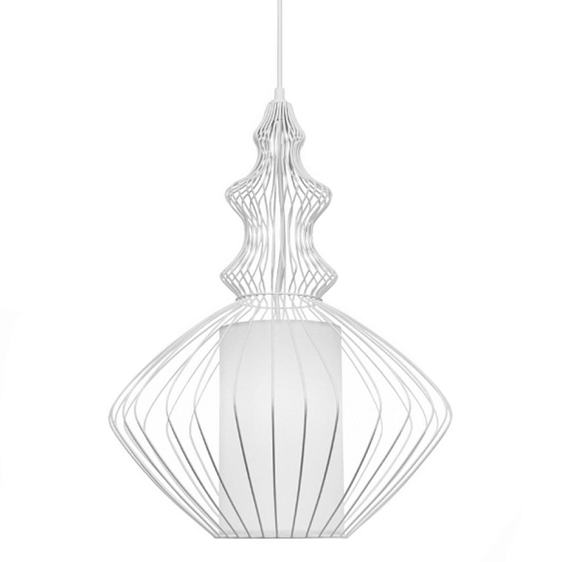 Подвесной светильник Wire Dream Pendant 2 Белый Белый Подвесной светильник Wire Dream Pendant 2 Белый Белый в Брянске | Loft Concept