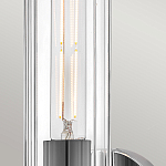 Бра для ванных комнат с прозрачным цилиндрическим плафоном на круглом основании Hinkley варинант исполнения - 10 | Loft Concept в Брянске