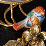 Чаша на ножке из стекла с бронзовыми элементами Bronze Branch варинант исполнения - 2 | Loft Concept в Брянске