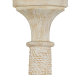 Люстра из дерева в форме подсвечника Coastal Aesthetics варинант исполнения - 2 | Loft Concept в Брянске