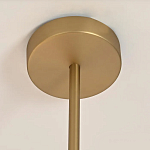 Люстра CANELLE Linear Chandelier 12 Modern Brass варинант исполнения - 4 | Loft Concept в Брянске