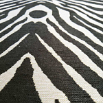 Мебельная ткань Шенилл черно-белый принт 140 см T3-1 варинант исполнения - 3 | Loft Concept в Брянске