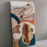 Тканый вручную текстильный гобелен Orchid варинант исполнения - 2 | Loft Concept в Брянске