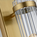 Бра вертикальное с рифленым стеклянным плафоном и прямоугольным основанием Quintiesse варинант исполнения - 4 | Loft Concept в Брянске