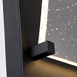 Настенный фонарь уличный прямоугольный черного цвета со стеклом с пузырьками Eurofase варинант исполнения - 3 | Loft Concept в Брянске