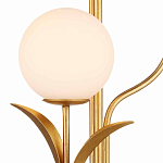 Торшер с золотым каркасом в виде стебля с листьями Inspired by Nature варинант исполнения - 2 | Loft Concept в Брянске