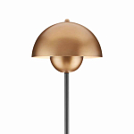 Торшер с куполообразным абажуром на чёрном мраморном основании Riverside Floor Lamp варинант исполнения - 1 | Loft Concept в Брянске