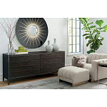 Настенное круглое зеркало Romilly Round Mirror Black варинант исполнения - 2 | Loft Concept в Брянске