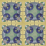 Плитка дизайнерская с узором Экипаж варинант исполнения - 2 | Loft Concept в Брянске