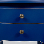 Синяя тумба на фигурных ножках Shelby варинант исполнения - 3 | Loft Concept в Брянске