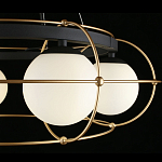 Люстра подвесная круглая с белыми плафонами Martin варинант исполнения - 4 | Loft Concept в Брянске