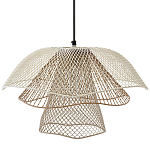Подвесной светильник Beige Gold Mesh Lampshade Hanging Lamp варинант исполнения - 1 | Loft Concept в Брянске