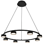 Люстра подвесная круглая черная Black Light Fixtures варинант исполнения - 1 | Loft Concept в Брянске