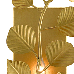 Бра золотого цвета с декором в виде ветки эвкалипта Eucalyptus Branches варинант исполнения - 1 | Loft Concept в Брянске