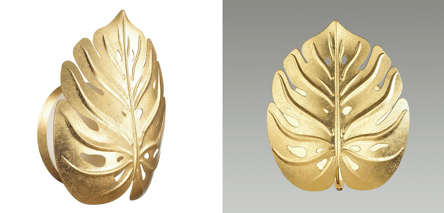 Бра Gold Monstera Leaf Бра Gold Monstera Leaf - Loft-Concept в Брянске