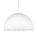 Подвесной светильник в форме купола белого цвета с ажурной бахромой Tactile Line варинант исполнения - 1 | Loft Concept в Брянске