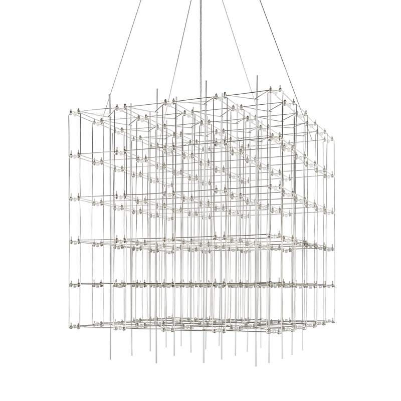 Подвесной светильник Fascinating Matrix Хром в Брянске | Loft Concept 