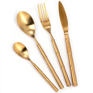Столовые приборы Bamboo Gold