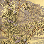 Обои ручная роспись Le Brésil Amarelo Deep Rich Gold варинант исполнения - 2 | Loft Concept в Брянске