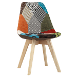 Стул с обивкой в стиле пэчворк Arvika варинант исполнения - 1 | Loft Concept в Брянске