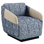 Дизайнерское Кресло William с кожаными подлокотниками  варинант исполнения - 1 | Loft Concept в Брянске