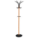 Вешалка с круглым основанием и черными металлическими крючками Industrial Metal Rust варинант исполнения - 1 | Loft Concept в Брянске