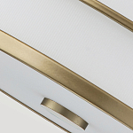 Потолочный светильник с белым матовым абажуром в металлическом каркасе Feiss варинант исполнения - 4 | Loft Concept в Брянске