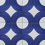 Дизайнерская плитка с узором Восьмерки варинант исполнения - 1 | Loft Concept в Брянске