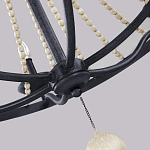 Люстра с 6-ю лампами и кремовыми деревянными бусинами Feiss варинант исполнения - 4 | Loft Concept в Брянске