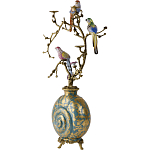 Бронзовый подсвечник Птичий рай Flora варинант исполнения - 4 | Loft Concept в Брянске