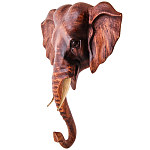 Панно из дерева голова слона Panel With Animals 30 варинант исполнения - 2 | Loft Concept в Брянске