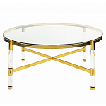 Кофейный столик со столешницей из стекла Crossy варинант исполнения - 1 | Loft Concept в Брянске