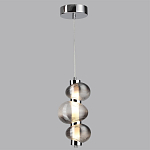 Подвесной светильник с 3-мя рифлеными стеклянными шарами Marcelh Light варинант исполнения - 8 | Loft Concept в Брянске