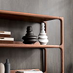 Стеллаж в гостиную для книг Moon Walnut Furniture варинант исполнения - 6 | Loft Concept в Брянске