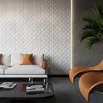 Гипсовая 3D панель с принтографией PM-18 варинант исполнения - 1 | Loft Concept в Брянске